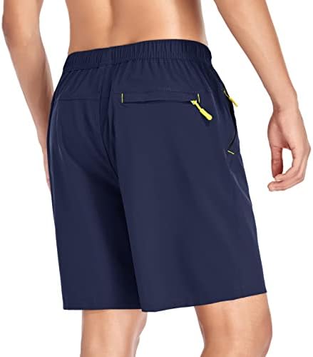Selovzz muške teretane Shorts Sportski brzi suhi trening trčanje ili casual trening kratki sa džepovima sa zatvaračem