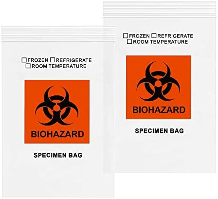 GPI-8 X 10 1000 pakovanje, Zip kese za uzorke Biohazarda, sa torbicom, debljine 2 Mil, za uzorke vaše laboratorije