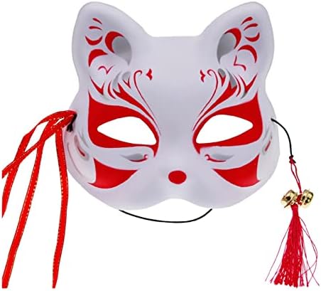 NARBOR Cartoon Božić Zephyr za odrasle cijelo lice mačka maska za lice Anime Fox anbu Cat Festival