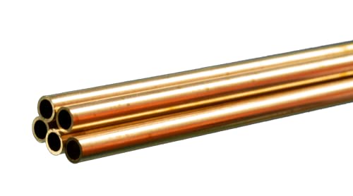 K & amp; S Precision Metals 1164 okrugli Mesingani štap, 3/16 od x 36 Dužina, 5 Mesingani štapovi, proizvedeno