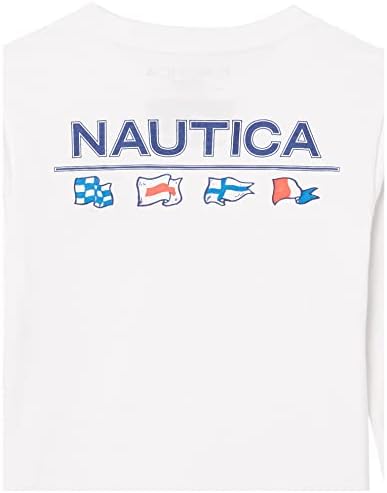 Nautica Boys ' Dugi Rukav Grudi Logo Grafički T-Shirt