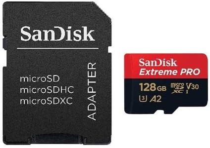 SanDisk 128GB Micro SDXC Extreme Pro Paket memorijskih kartica radi sa GoPro Hero 7 crna, srebrna, Hero7 Bijela
