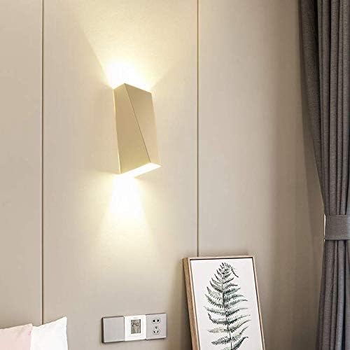10W geometrija topla bijela LED dvostruka zidna svjetiljka s poklornim svjetiljkama hodnika