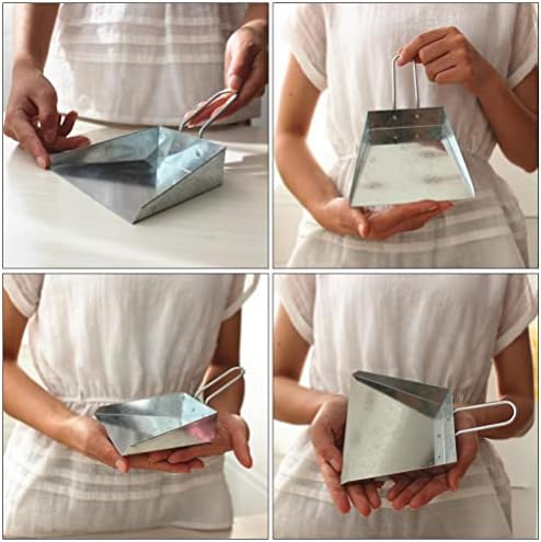 LuxShiny Storage snijeg snijeg mini metal Dustpan tablet za prašinu uštedu prostora Širok Scooper za domaćinstvo