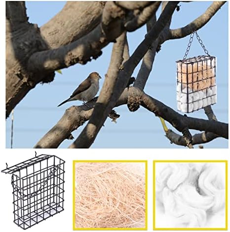 Set materijala za gniježđenje ptica Globus Pjevušenje gnijezda ptica viseća kuća za ptice za vanjsku stanicu