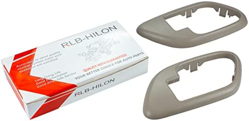 RLB-HILON Unutrašnja ručica vrata obloge kompatibilna sa Chevy GMC Silverado prigradski Tahoe Yukon C1500 C2500 C3500 K1500 K2500, zamijenite 15708080 15708079, tan boju