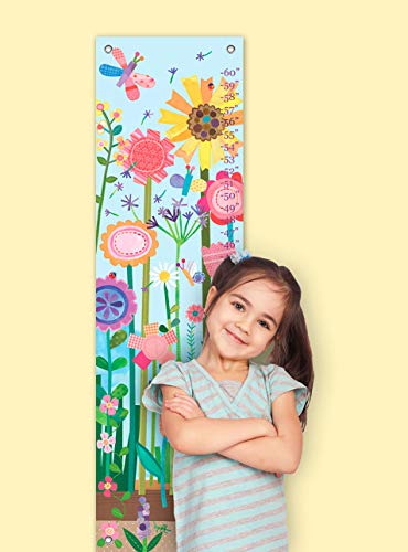 Oopsy Daisy Growing Flowers by Jill McDonald growth Charts, 12 x 42 inča