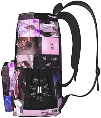 YBovejuk KPOP lagana knjiga ruksak za laptop za studente za fakultet pogodan za odrasle fitness stručnjaci Business